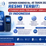 KEPMEN KOMDIGI No 45 Tahun 2025 Resmi Terbit Standar Baru Perangkat GSM & 3G di Indonesia