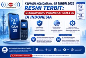 KEPMEN KOMDIGI No 45 Tahun 2025 Resmi Terbit Standar Baru Perangkat GSM & 3G di Indonesia